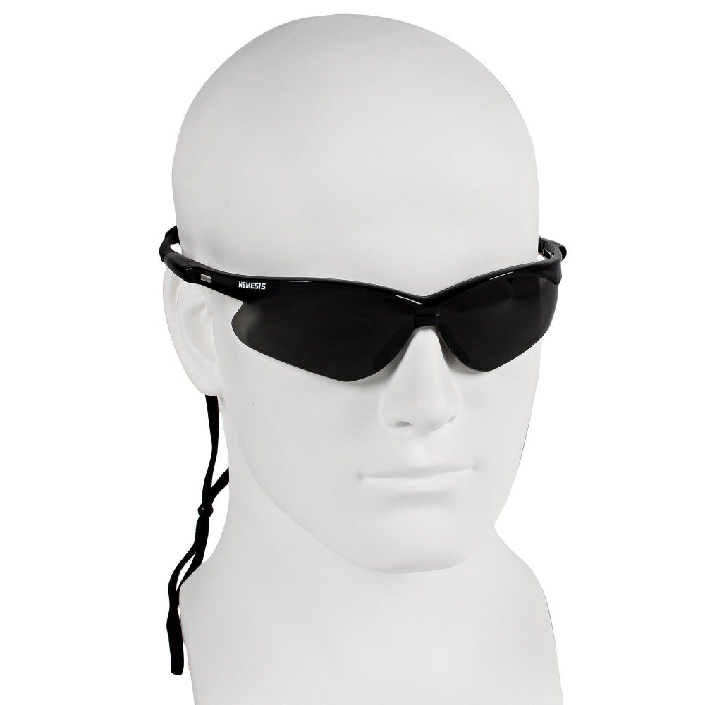 Ansell Protective Products Kleenguard Nemesis Safety Glass Black Frame Smoke Lens Pack of 12, large image number 3