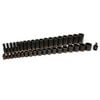 GEARWRENCH 1/2 Inch Drive 6 Point SAE Hi-Viz STD & Deep Impact Socket Set 39 Pieces, small image number 2