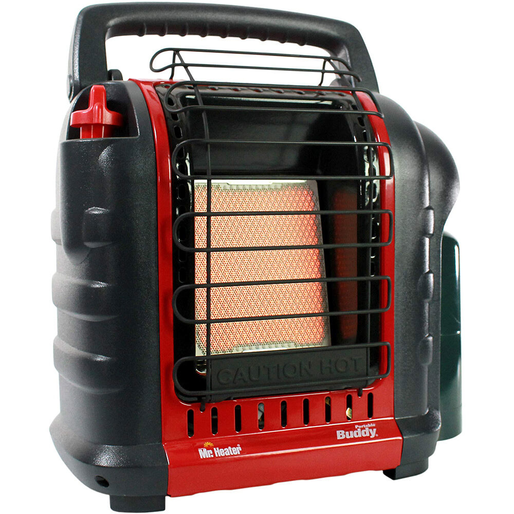 Mr Heater MH9BX Portable Buddy Heater Portable Buddy Power Fan Portable Buddy Accessory Bag 10 Foot Buddy Propane Hose Assembly & Portable Buddy Fuel Filter Bundle, large image number 2