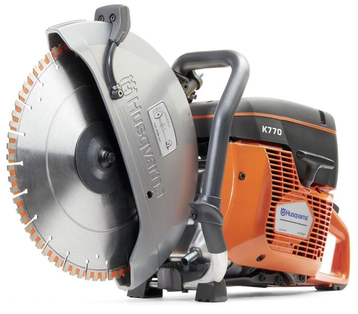 Husqvarna Construction K770 Handheld Power Cutter & 14 Inch Segmented Turbo Diamond Blade for Concrete and Masonry Bundle, large image number 4