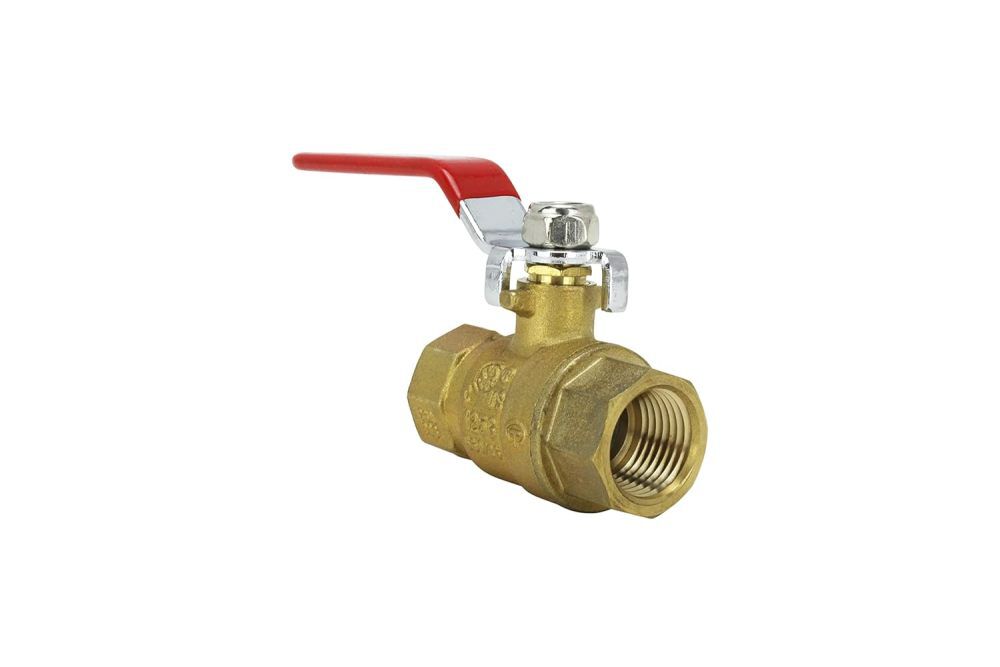 Milton 1/2 Inch x 1/2 Inch FNPT Full Port Heavy Duty Brass Ball Valve, large image number 3