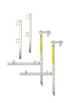 Wall Walker Hanging Scaffold 6' with Guard-rail Posts, small image number 1