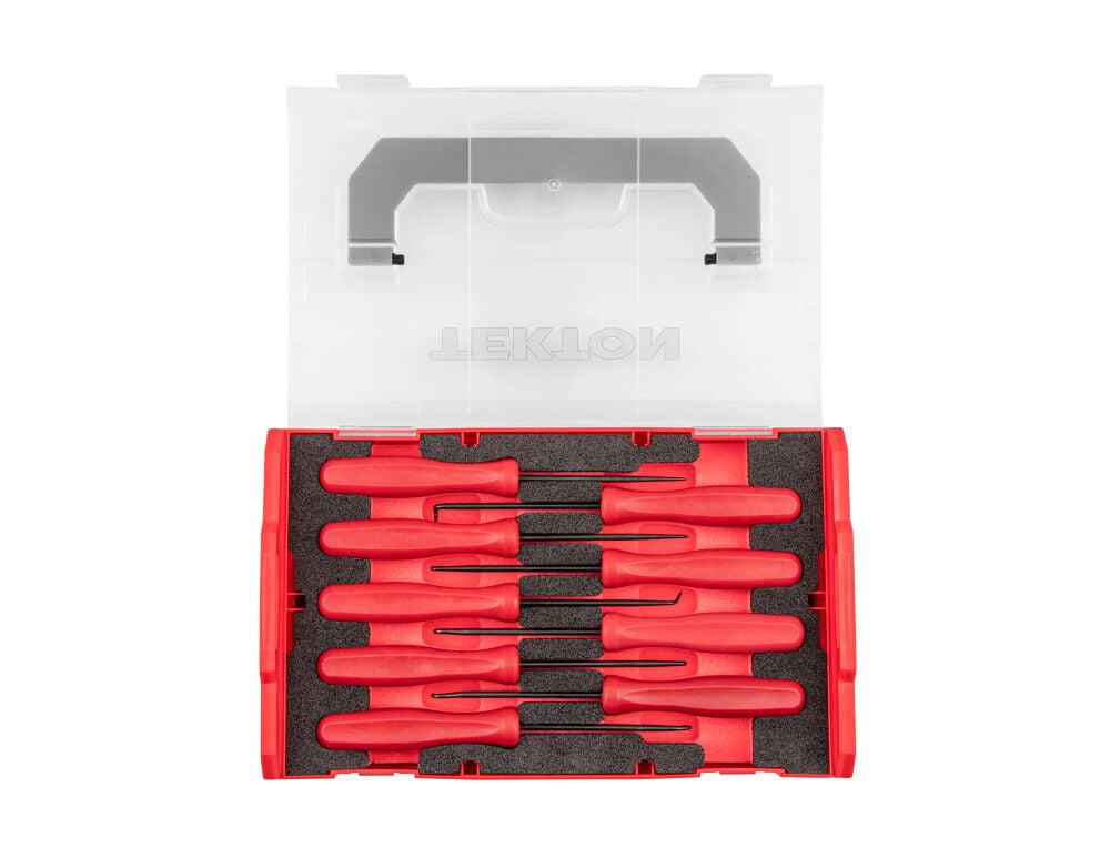 Tekton Blunt Pick and Hook Set with Mini Stacking Tool Box, 9 Pieces, large image number 1