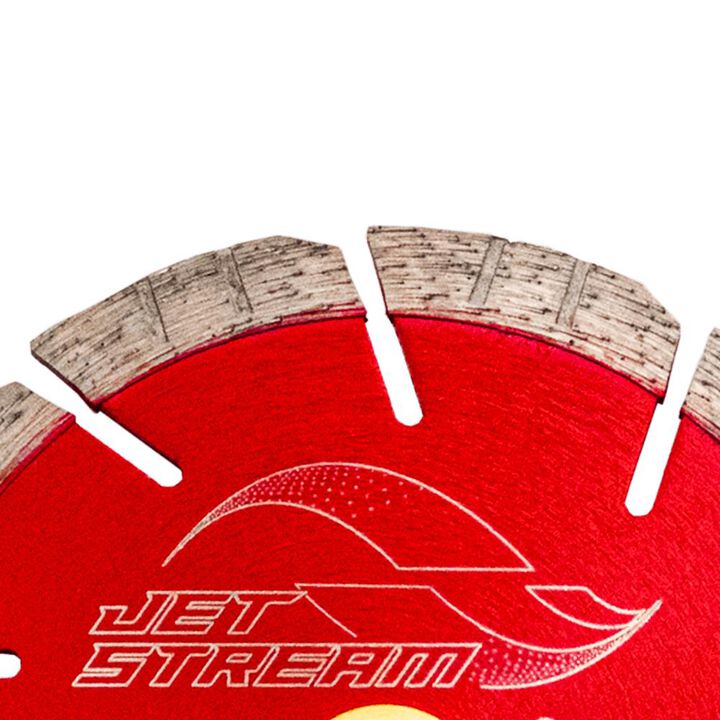 Diteq Jet Stream 9 Inch Economy Segmented Turbo Rim Diamond Blade for Concrete with Rebar and Brick, large image number 1