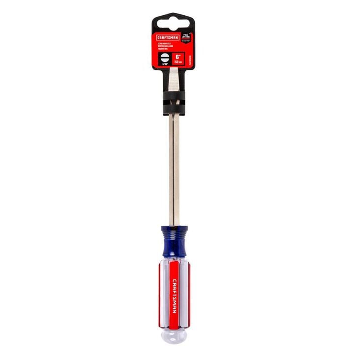 CRAFTSMAN 5/16 Inch x 6 Inch Slotted Acetate Screwdriver, large image number 2