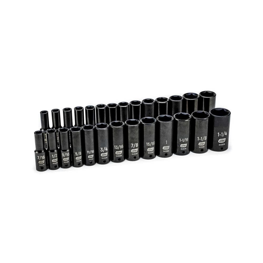 Gearwrench 1 2in Drive 6 Point Deep Impact Sae Metric Socket Set 27pc 84949n Simolary simolary.com 10