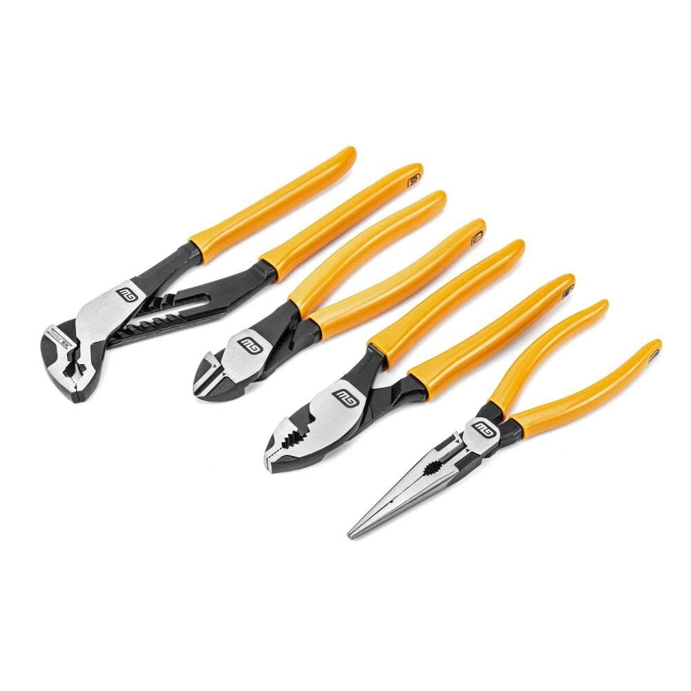 GEARWRENCH Pitbull Mixed Plier Set Dipped Handle 4pc – 82203-06