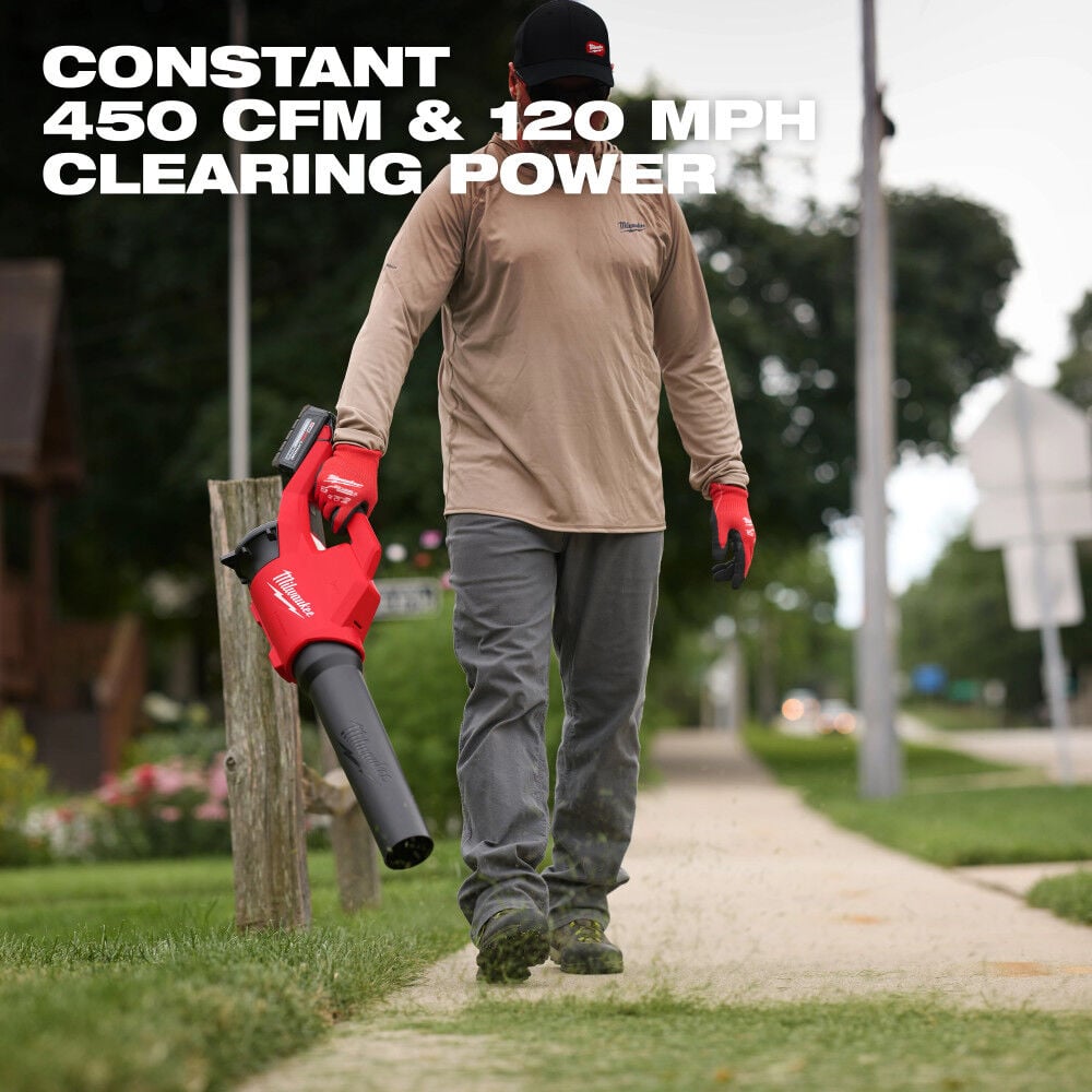Milwaukee M18 450 CFM Handheld Blower and M18 XC5 Battery Pack, large image number 4