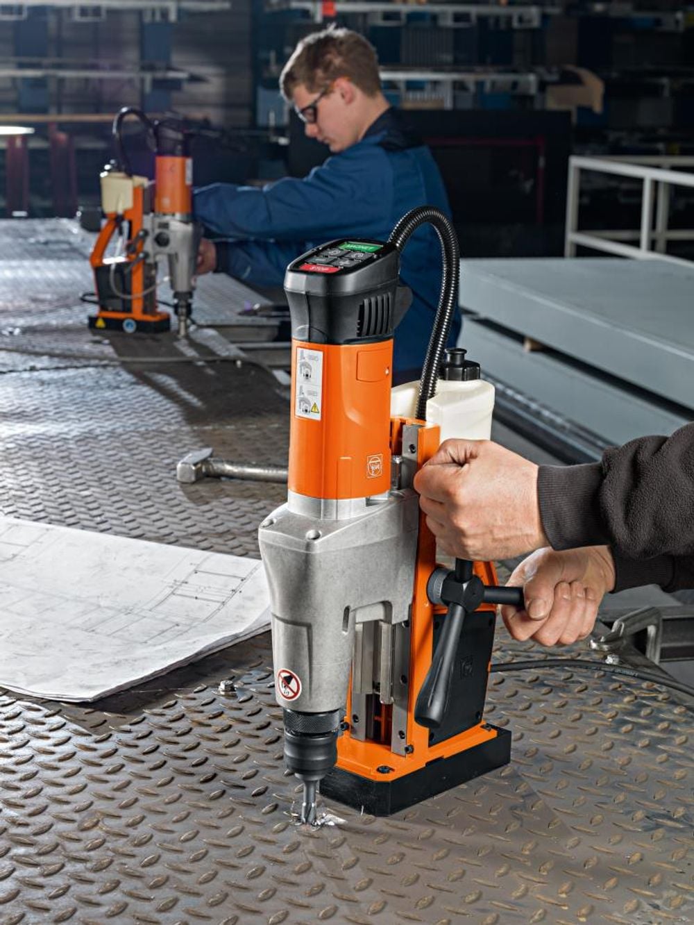 Fein JCM 200U SLUGGER Magnetic Annular Drill 2 in. Capacity, large image number 5