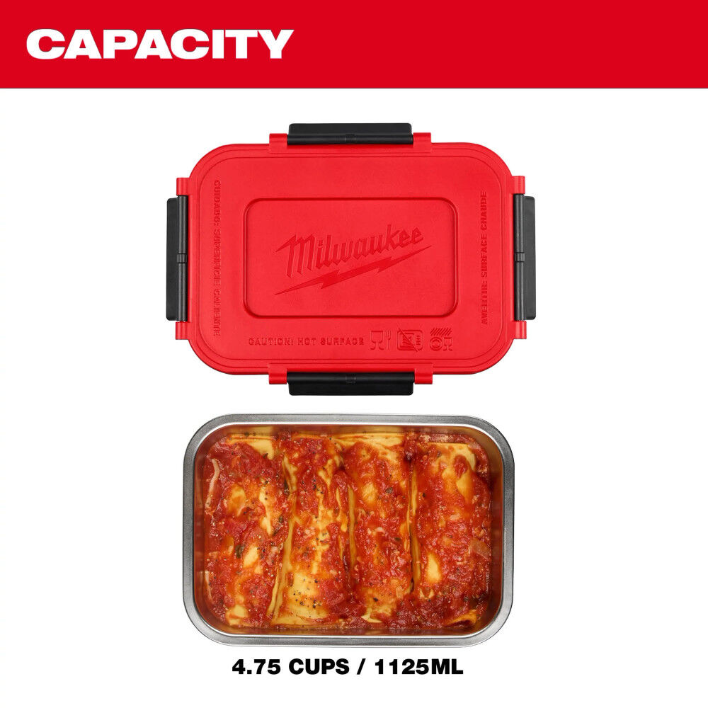 Milwaukee M18 Jobsite Lunch Warmer (Bare Tool) with PACKOUT Compatibility and REDLITHIUM HIGH OUTPUT XC5 Battery Bundle, large image number 19