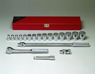 Wright Tool 1/2 In. Dr. 19 pc. Socket Set