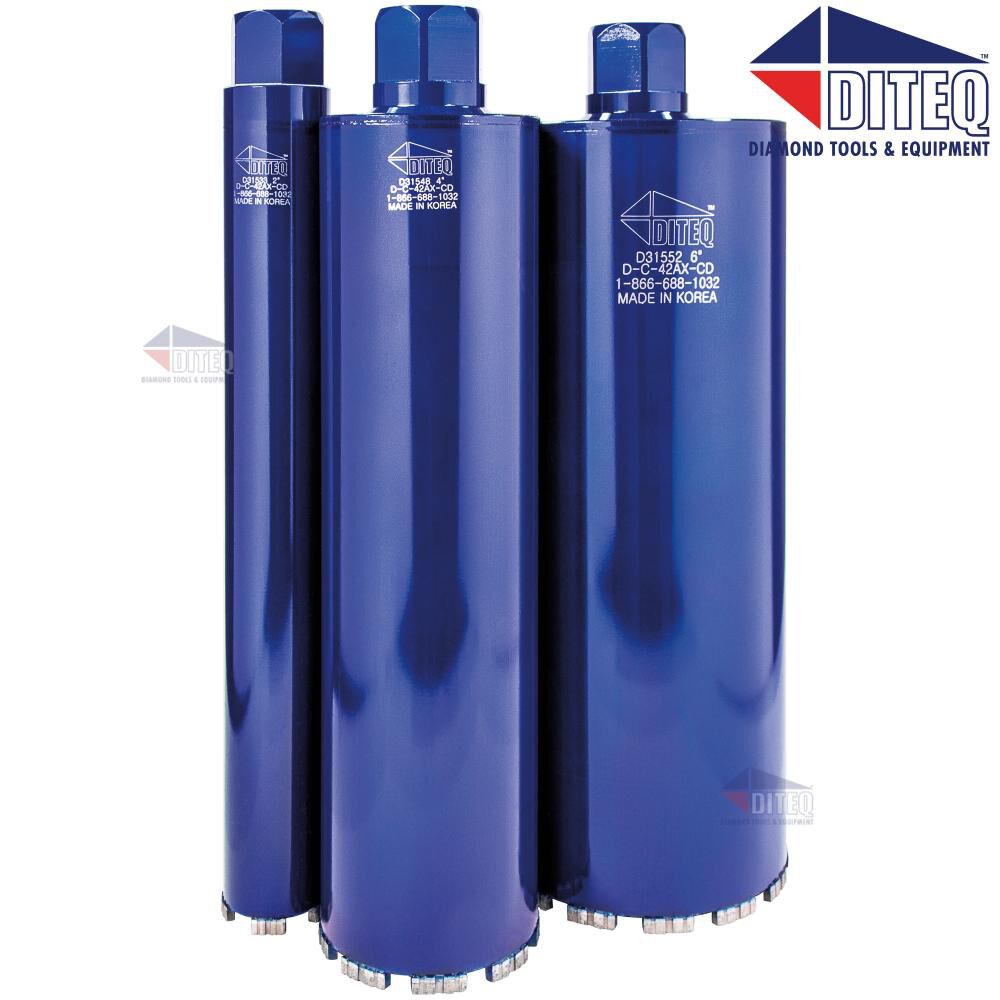 Diteq 4 In. Wet/Dry Diamond Concrete Core Drill Bit, large image number 3