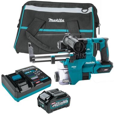 Makita 40V Max XGT Cordless 13/16in SDS-PLUS AVT Rotary Hammer Kit with Dust Extractor