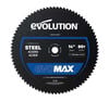 Evolution Power Tools EVOMAX 14 Inch x 1 Inch 80T Mild Steel Cermet Saw Blade, small image number 1