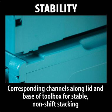 Makita 12-1/2 in. x 15-1/2 in. x 11-5/8 in. X-Large Interlocking Case