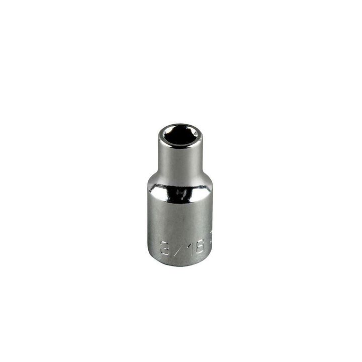 Klein Tools 7/16in Standard 12 Point 1/2in Drive Socket, large image number 0