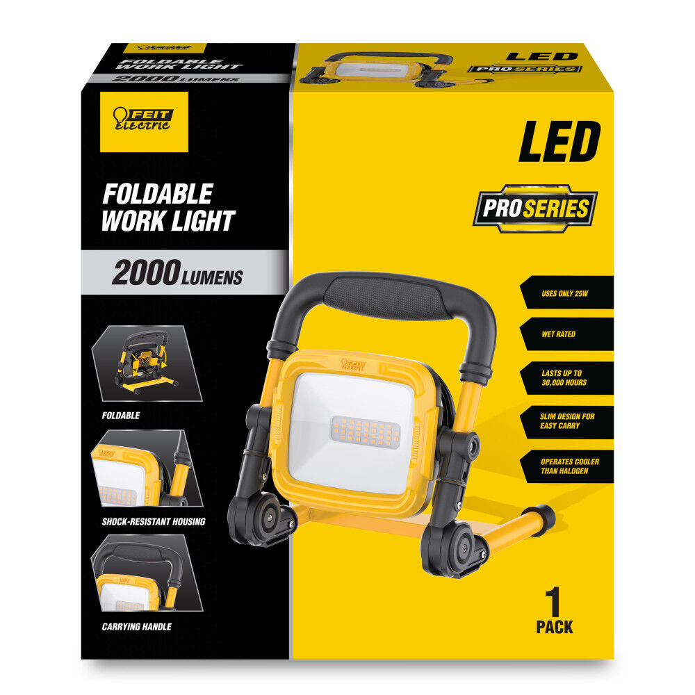 Feit Electric 20W Pro Series Plug-In LED Foldable Worklight, large image number 2