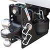 Shocker Hitch 14K 2 1/2 Inch Max Black Air Receiver Hitch & Chrome Combo Ball Mount with 2 Inch & 2 5/16 Inch Hitch Balls, small image number 2