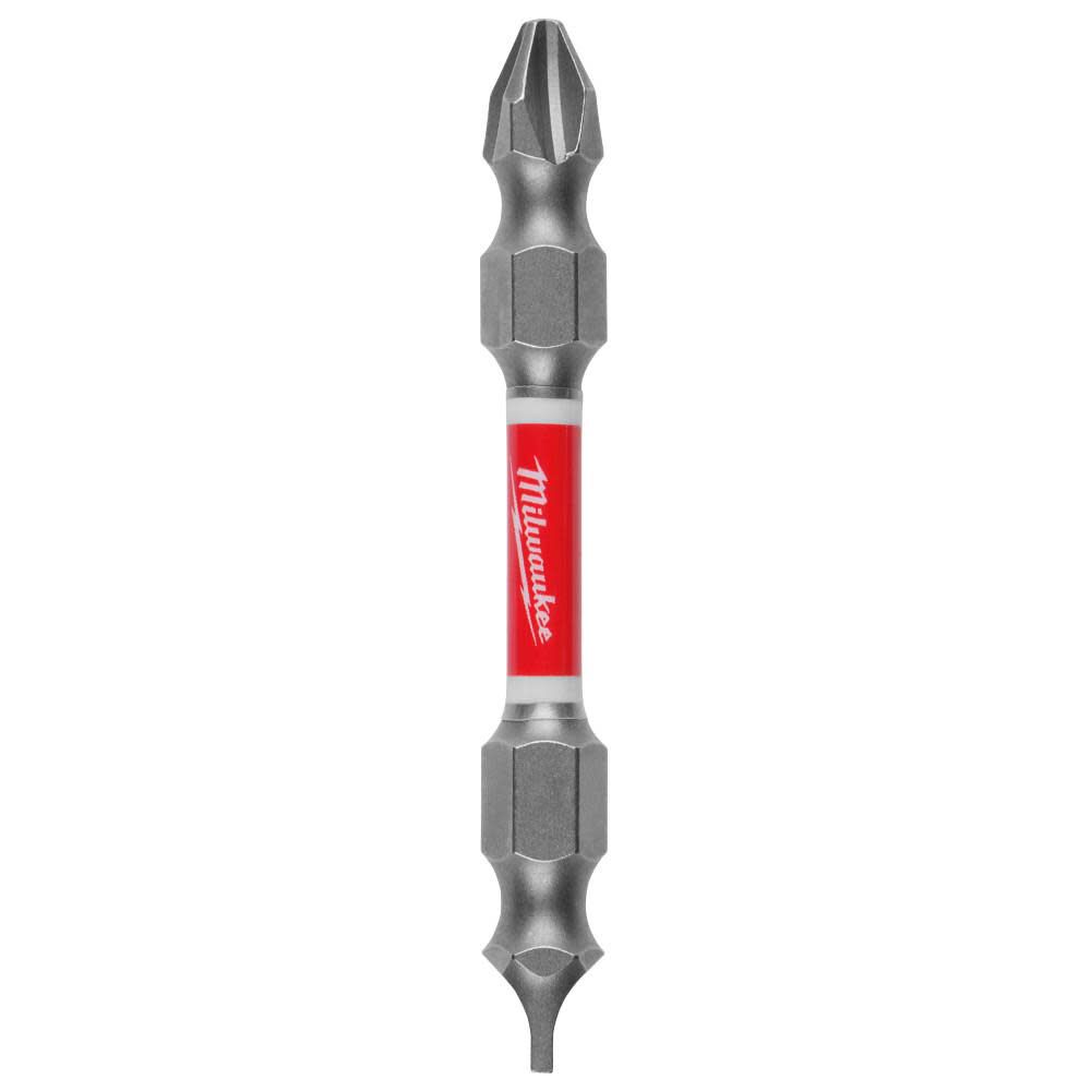 Milwaukee SHOCKWAVE Impact Phillips #2 / Slotted 1/4 in. Double Ended Bit, large image number 11