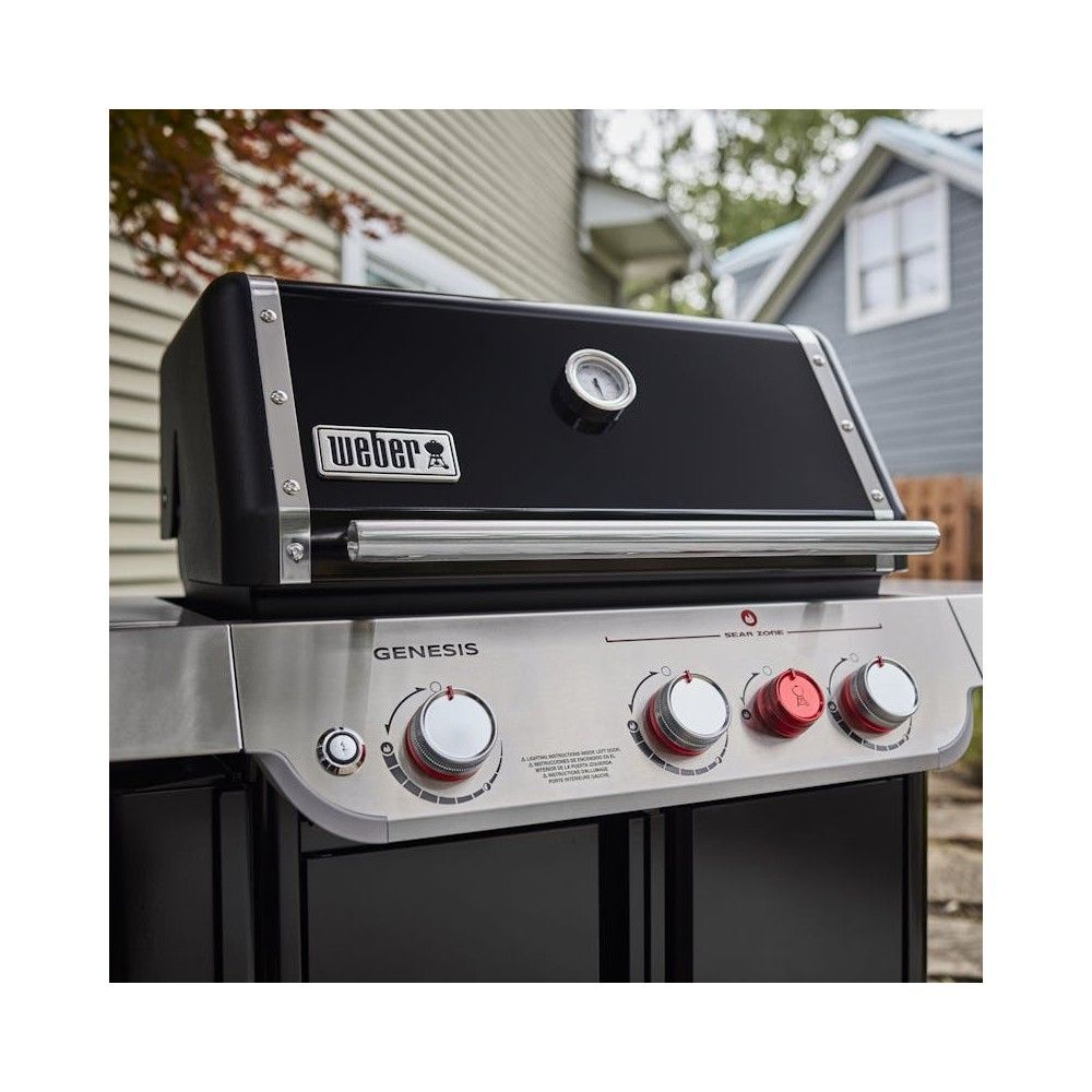 Weber GENESIS E-330 Black 39000 BTU Liquid Propane Gas Grill with 3 Burner, large image number 2