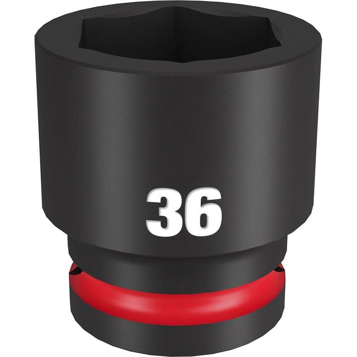 Milwaukee Impact Socket 3/4in Drive 36mm Standard 6 Point, large image number 0