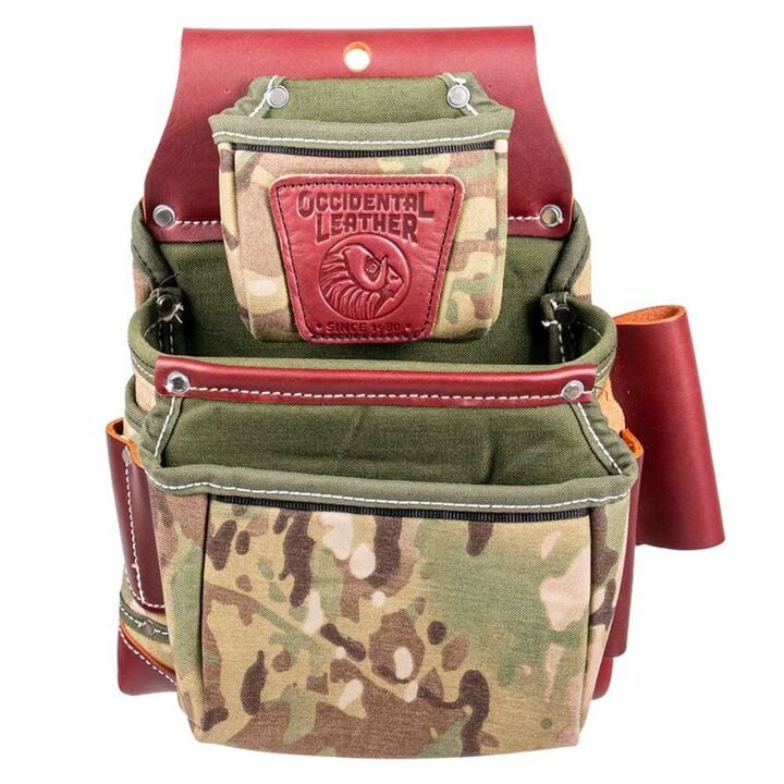 Occidental Leather Oxylights 3 Pouch Fastener Bag MultiCam and Oxy Red