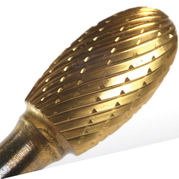 Champion Cutting Tool SE5 Double Cut TIN Carbide Burr, large image number 1