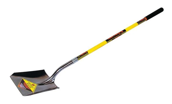 Structron Shovel Square Point Yellow Fiberglass Handle Cushion Grip