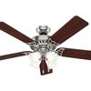 Hunter Fan Studio Series Ceiling Fan 52in Brushed Nickel Cherry, small