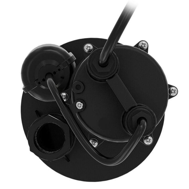 K2 Pumps Sump Pump Cast Aluminum 1/4 HP with Direct in Tethered Switch, large image number 7