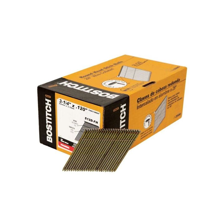 Bostitch 28 Degree 3-1/2 x .131 Inch Framing Nails 2000 Pieces, large image number 5