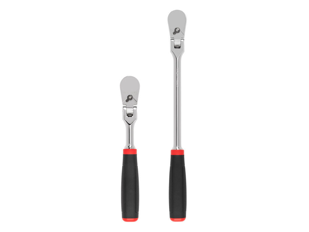 Tekton 3/8 Inch Flex Head Non-QR Comfort Grip Ratchet Set, 8, 12 Inch, 2 Pieces, large image number 1