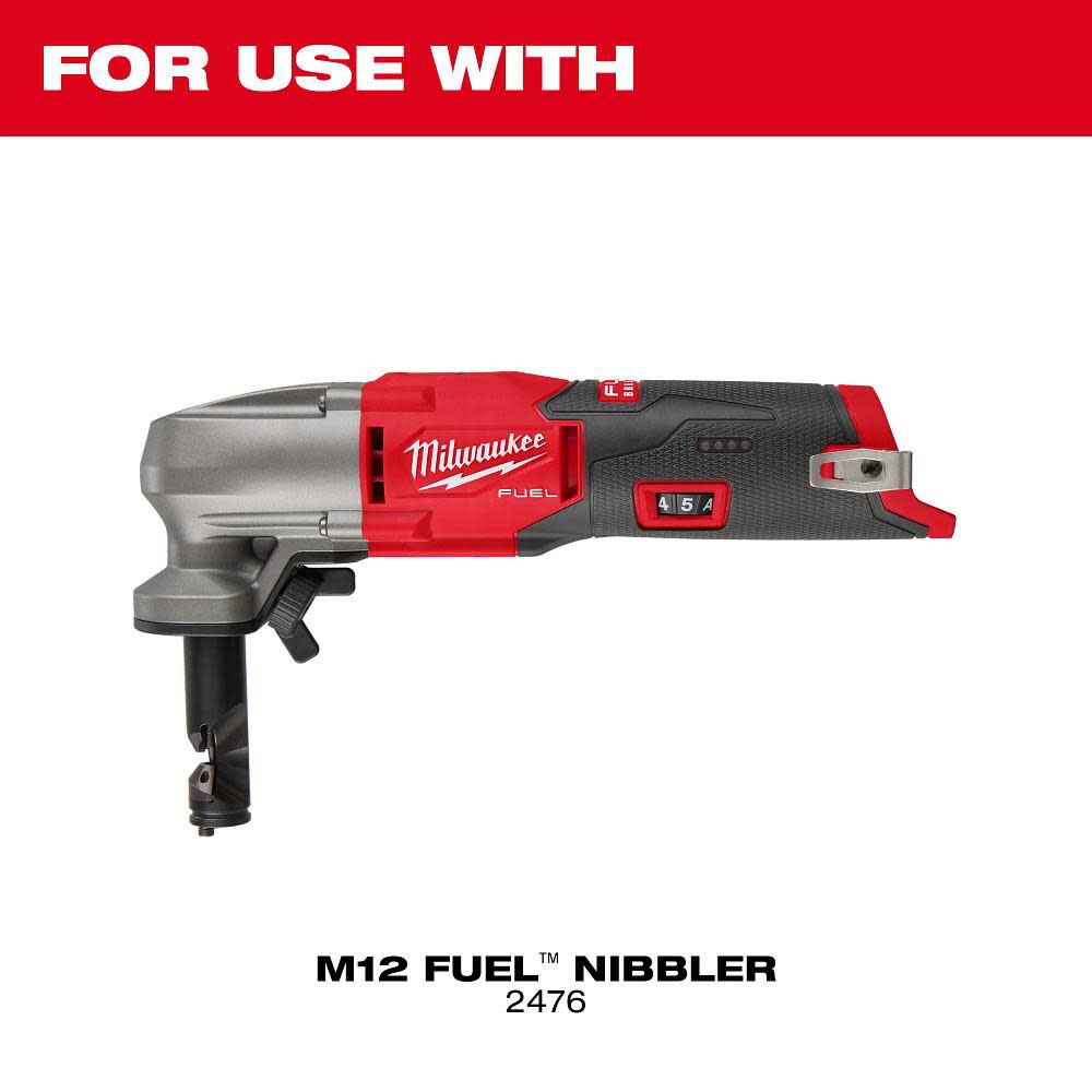 Milwaukee M12 FUEL Nibbler Die Holder Extension 16 Gauge 49720152 Acme Tools