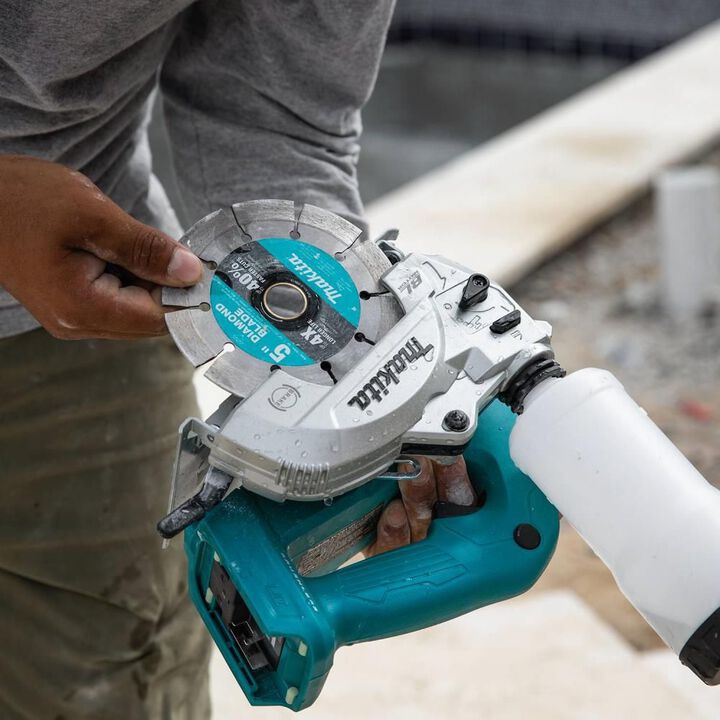 Makita 18V LXT 5in Wet/Dry Masonry Saw Lithium Ion Brushless Cordless AWS Capable (Bare Tool), large image number 15