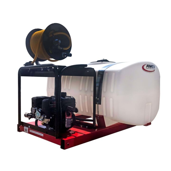 Fimco 150 Gallon Skid Sprayer with Gas Roller Pump