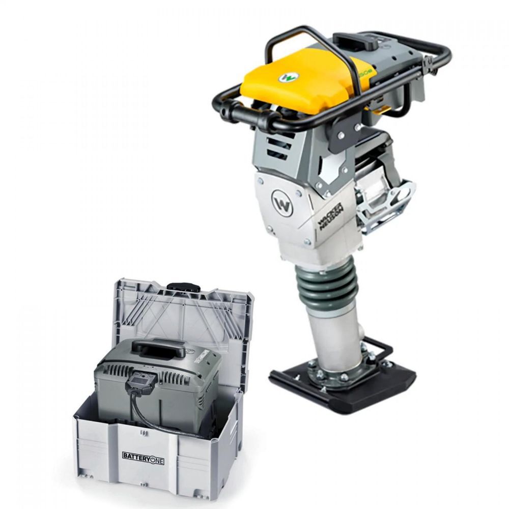Wacker Neuson AS50E Battery Vibratory Rammer with BOB10 Battery & Quick Charger, large image number 4