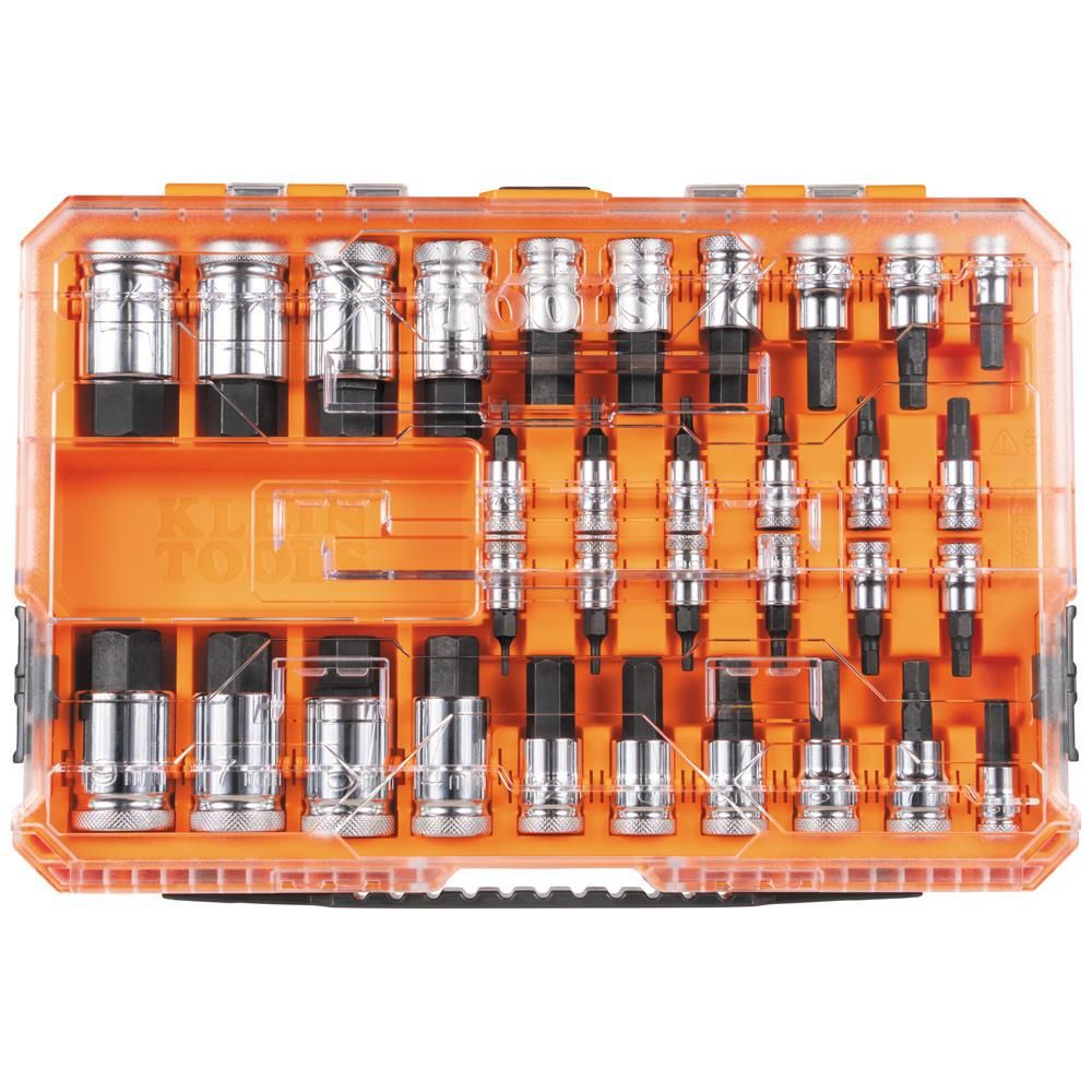 Klein Tools MODbox Knurled Hex Bit Socket Set, SAE and Metric, 32 Pieces, large image number 9