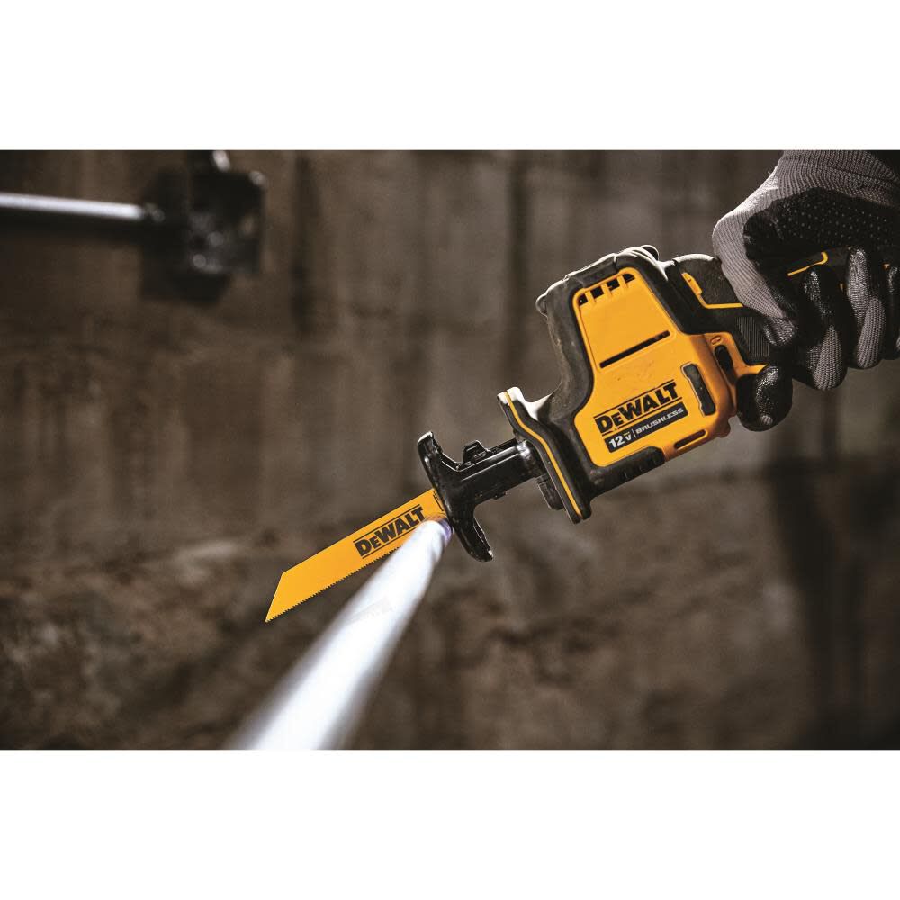 DEWALT Promotional XTREME 12V MAX Brushless One-Handed Cordless Reciprocating Saw (Bare Tool), large image number 4