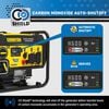 Champion Power Equipment 5500-Watt Gas Powered 50 State RV Ready Portable Open Frame Inverter Generator with Quiet Technology CARB Compliant, small image number 4