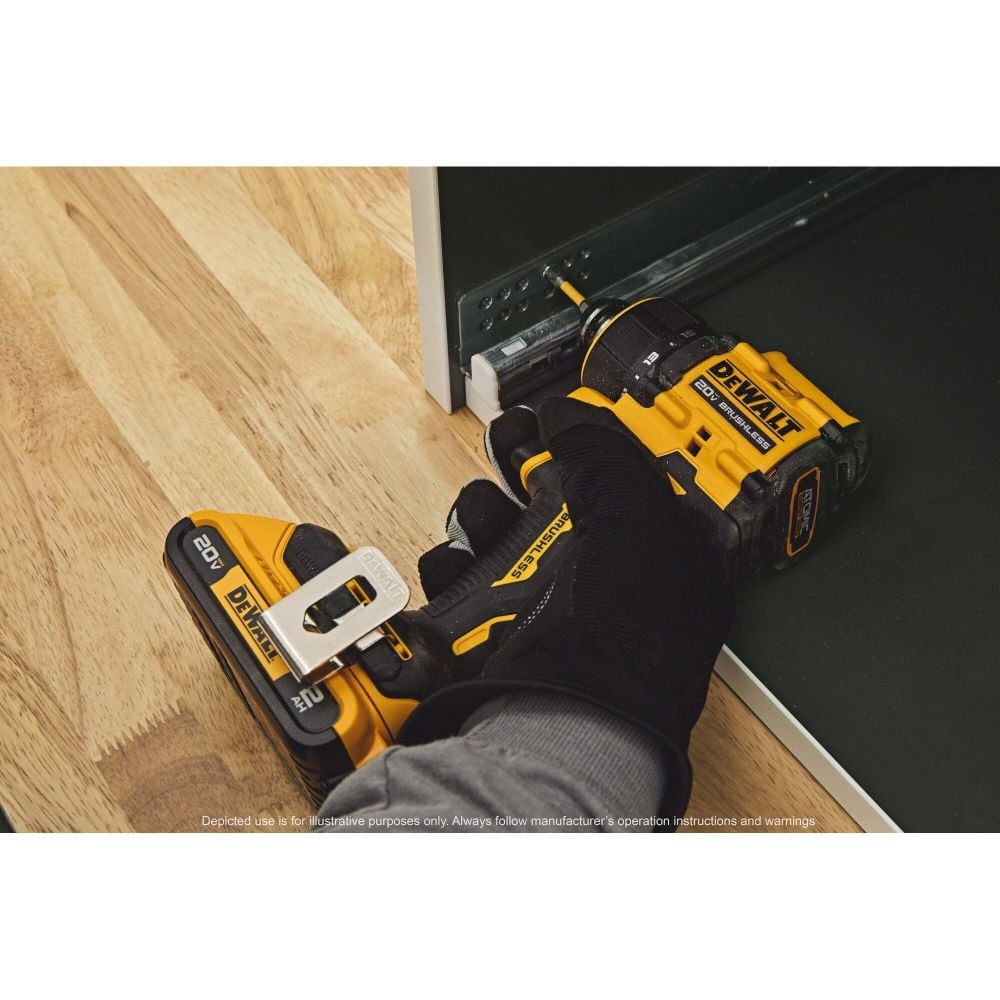 DEWALT ATOMIC 20V MAX Multi-Head Drill Driver (Bare Tool) & Key Ring Bit Holder Set Bundle, large image number 13