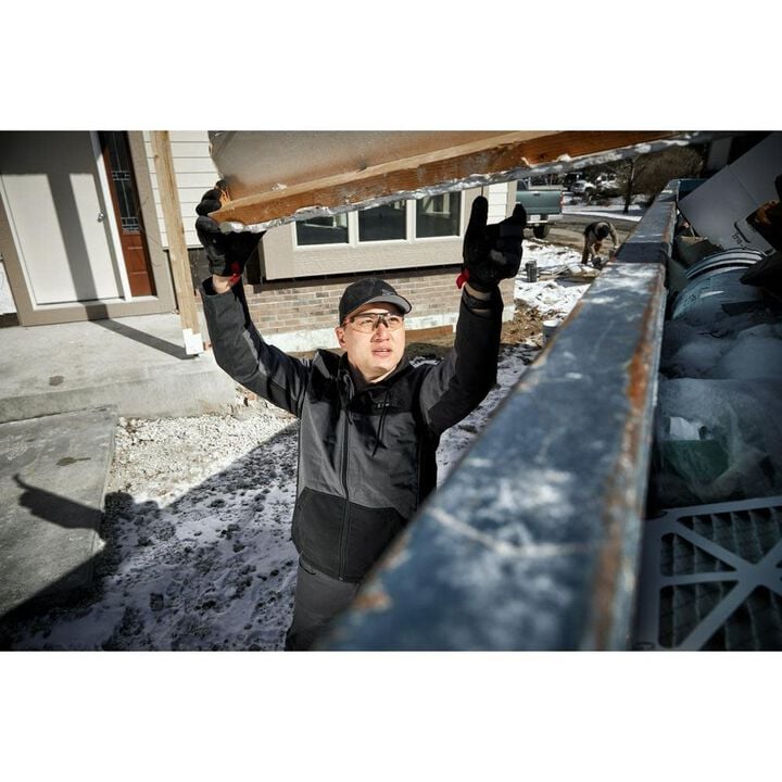 Milwaukee M12 Heated AXIS Hooded Jacket Kit Gray Small, large image number 9