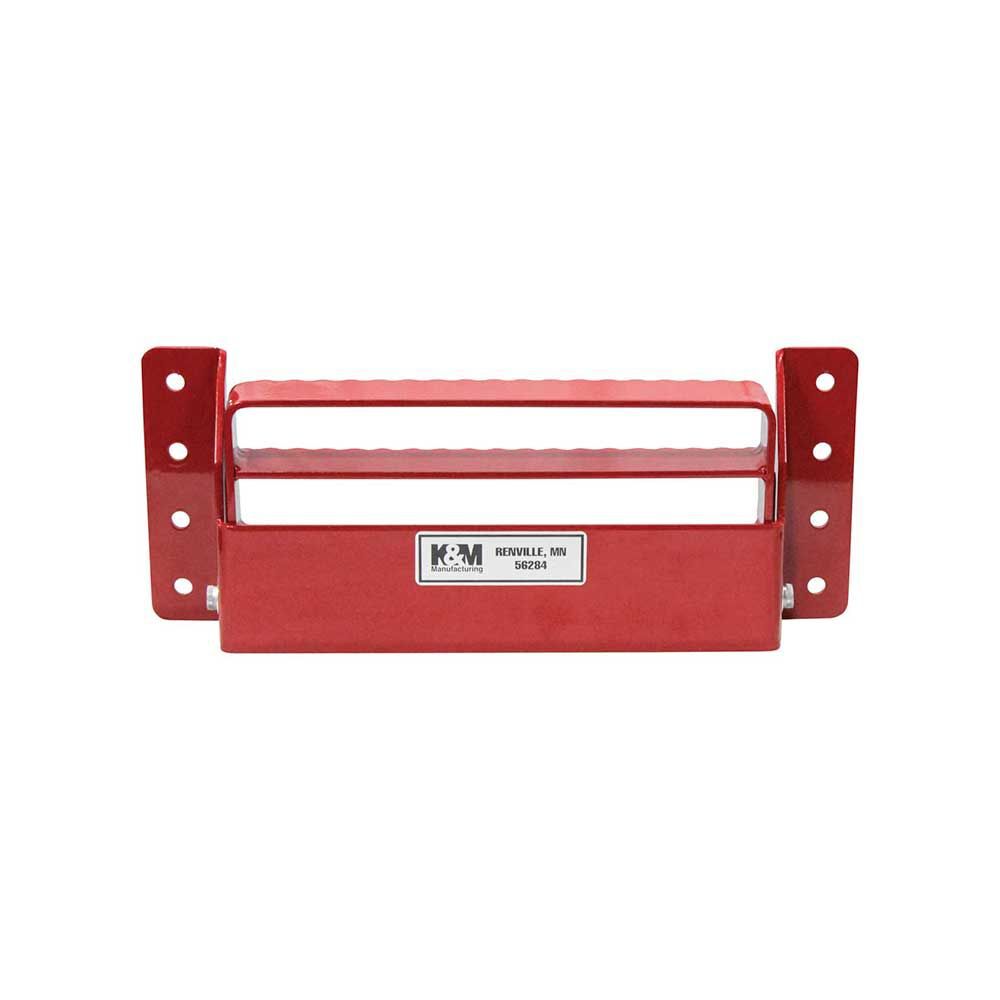K&M Manufacturing Universal Flip-Up Tractor Step Red, large image number 7