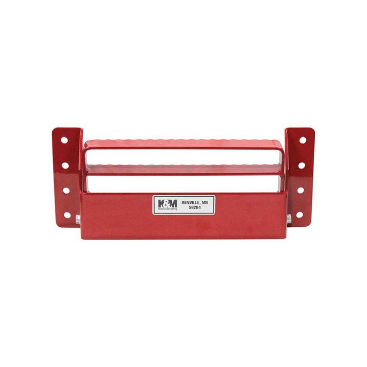 K&M Manufacturing Universal Flip-Up Tractor Step Red, large image number 6