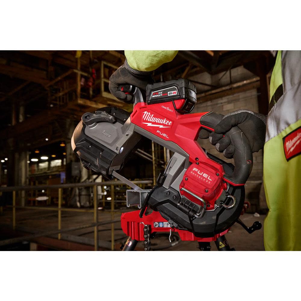 Milwaukee M18 FUEL Deep Cut Dual Trigger Band Saw with ONE-KEY (Bare Tool), large image number 10