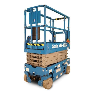Genie 19' Scissor Lift 32in Width Electric with E-Drive, large image number 10