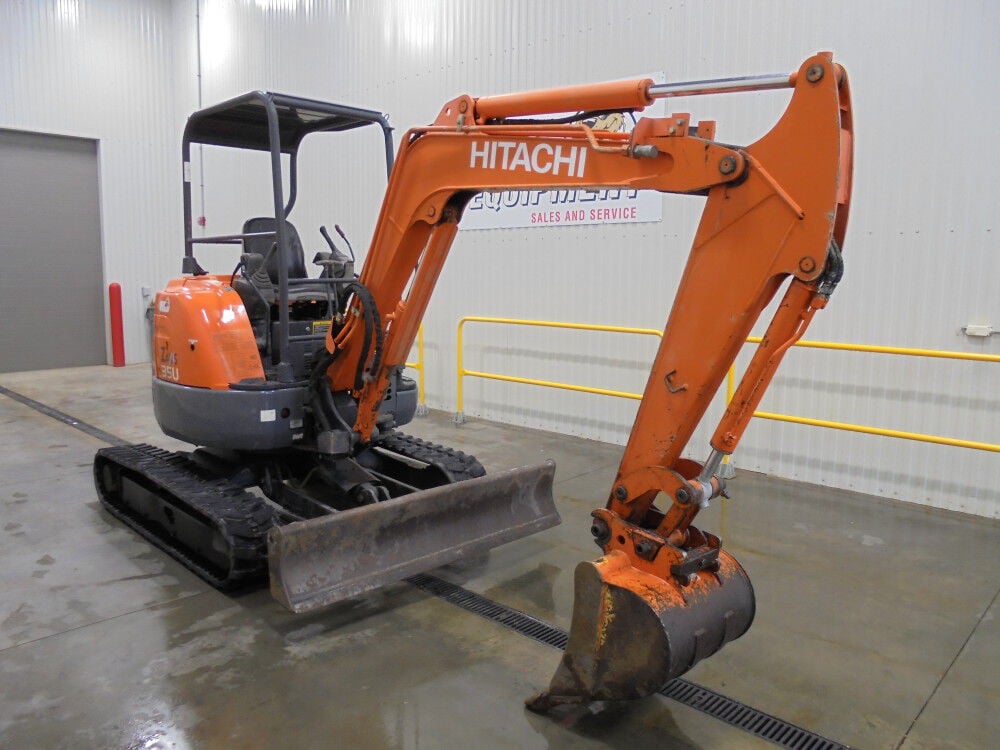 【税込】 Mini Canopy Open 29.9HP ZX35U Hitachi Excavator 2005 Used - ビリヤード