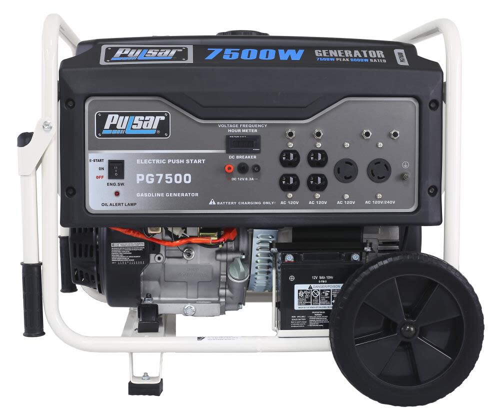 Pulsar Products 7,500 Watt Gas Powered 49-State Portable Generator, large image number 3