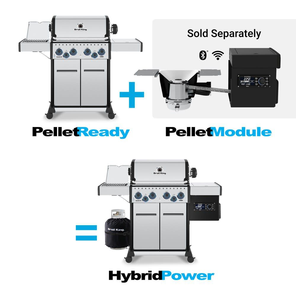 Broil King Baron S 490 Pro IR 4-Burner Natural Gas Grill, large image number 3