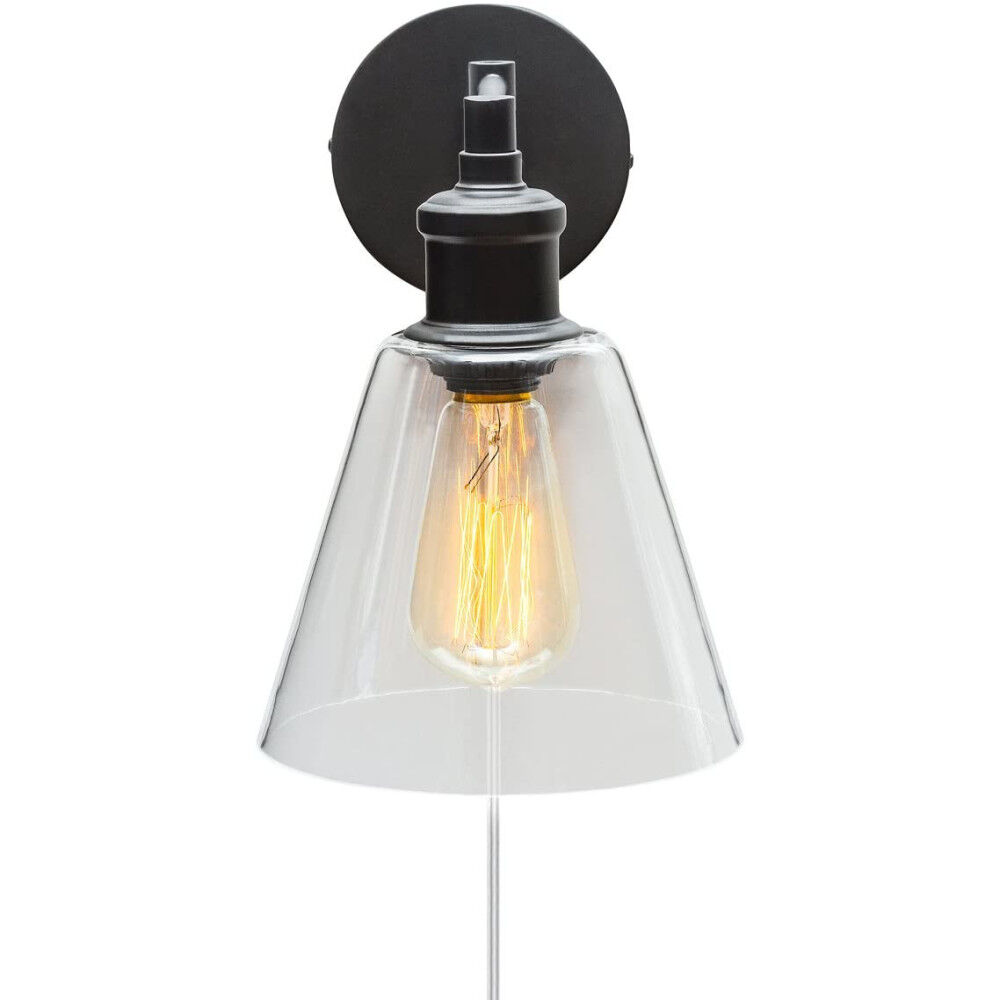Globe Electric Leclair Vintage Wall Sconce Bronze 60W E26 1 Light, large image number 4