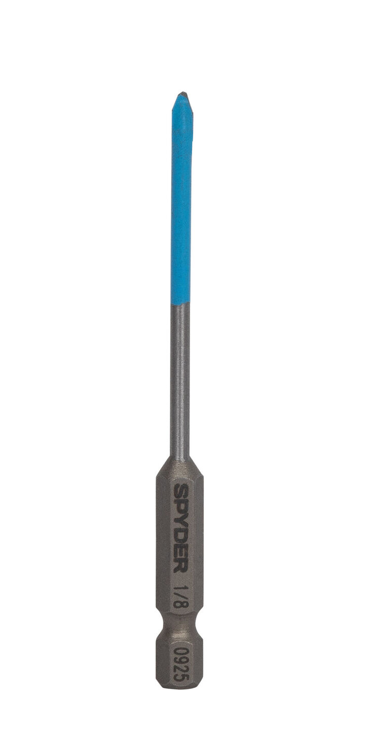 Spyder 1/8 Inch x 3.5 Inch Tile & Glass Drill Bit, Carbide-Tipped, large image number 7